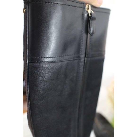 Tory Burch Simone Riding Boots Leather size 7m (bota1400 - Picture 6 of 12